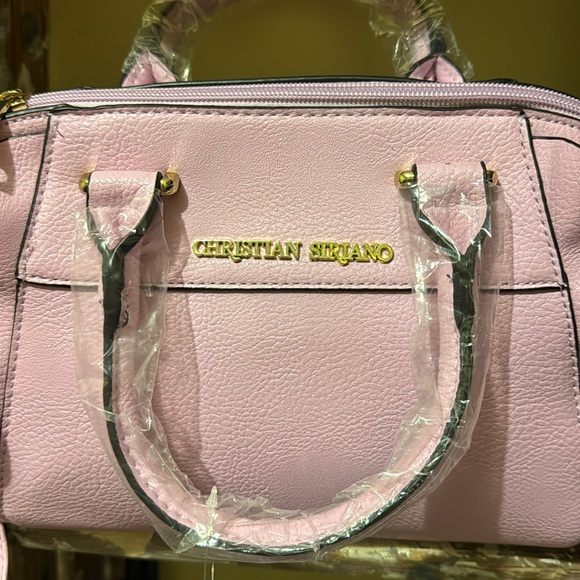 NEW Pink Ruffle Christian Siriano Payless bag with strap new with tags purse - Picture 3 of 5
